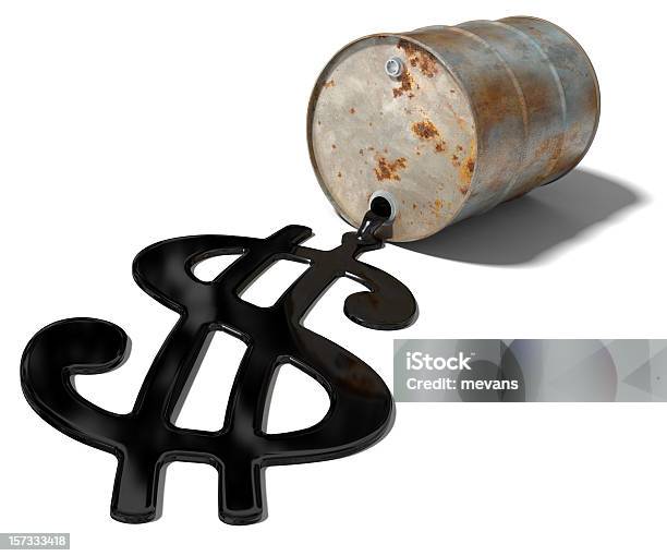 Foto de Preços Do Petróleo e mais fotos de stock de Barril - Barril, Óleo, Escorrer