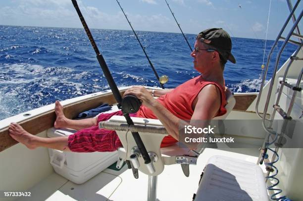 Warten Auf Fisch Stockfoto und mehr Bilder von Hochseeangeln - Hochseeangeln, Männer, Angelhaken