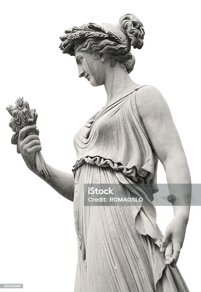 Neoklasyczny Rzeźba z kobiet, Rzym, Włochy - Zbiór zdjęć royalty-free (Statua)