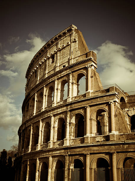 romano colosseo - it01 foto e immagini stock