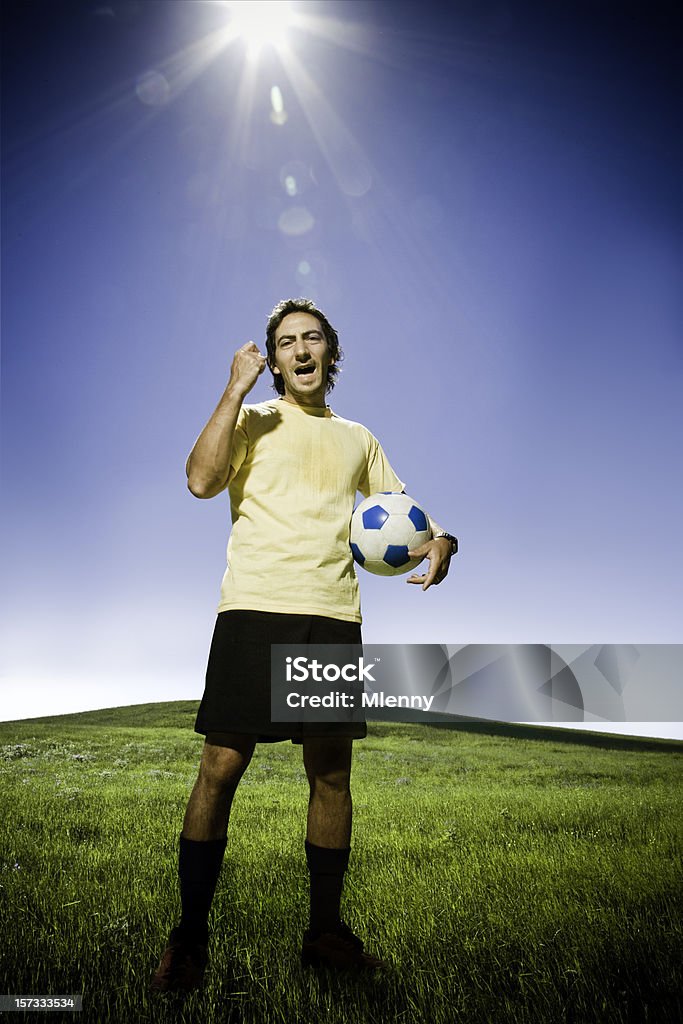 Hei Stupido! Jogador de futebol - Royalty-free Adulto Foto de stock