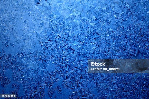 Frosty Pattern Stock Photo - Download Image Now - Ice Crystal, Backgrounds, Ice