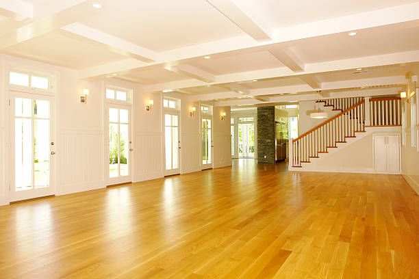 istock Beautiful Sunlit Hardwood Interior 157333831
