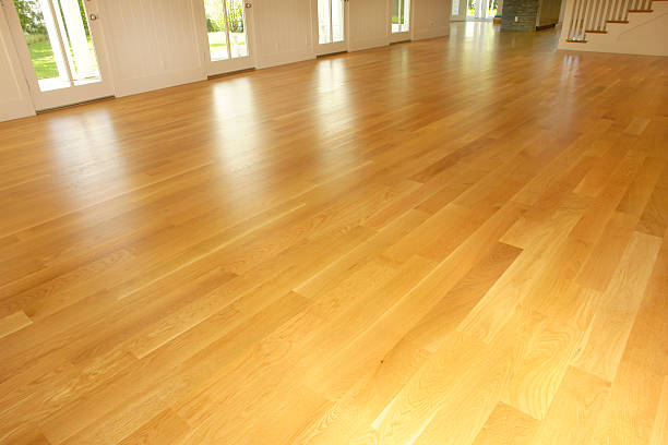 Decorative wooden flooring.