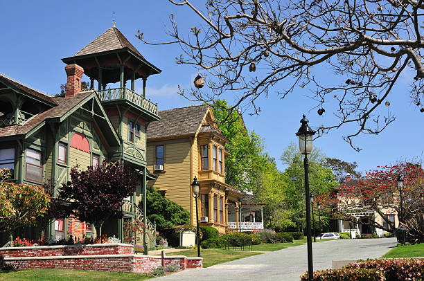 歴史的な家屋、サンディエゴの旧市街 - house san diego california old town architecture ストックフォトと画像