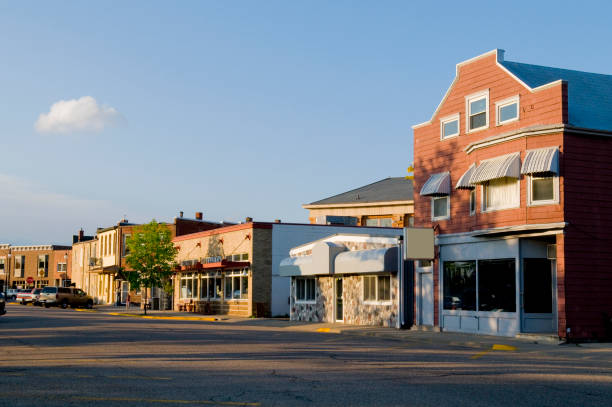 prairie du sac, wisconsin - small town fotografías e imágenes de stock