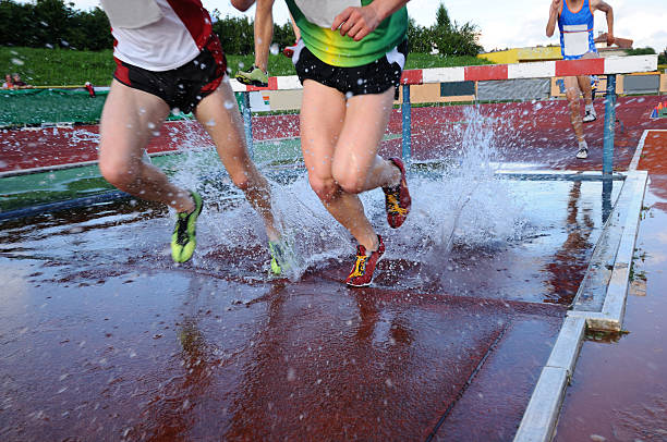 steeplechase corrida - steeplechasing - fotografias e filmes do acervo