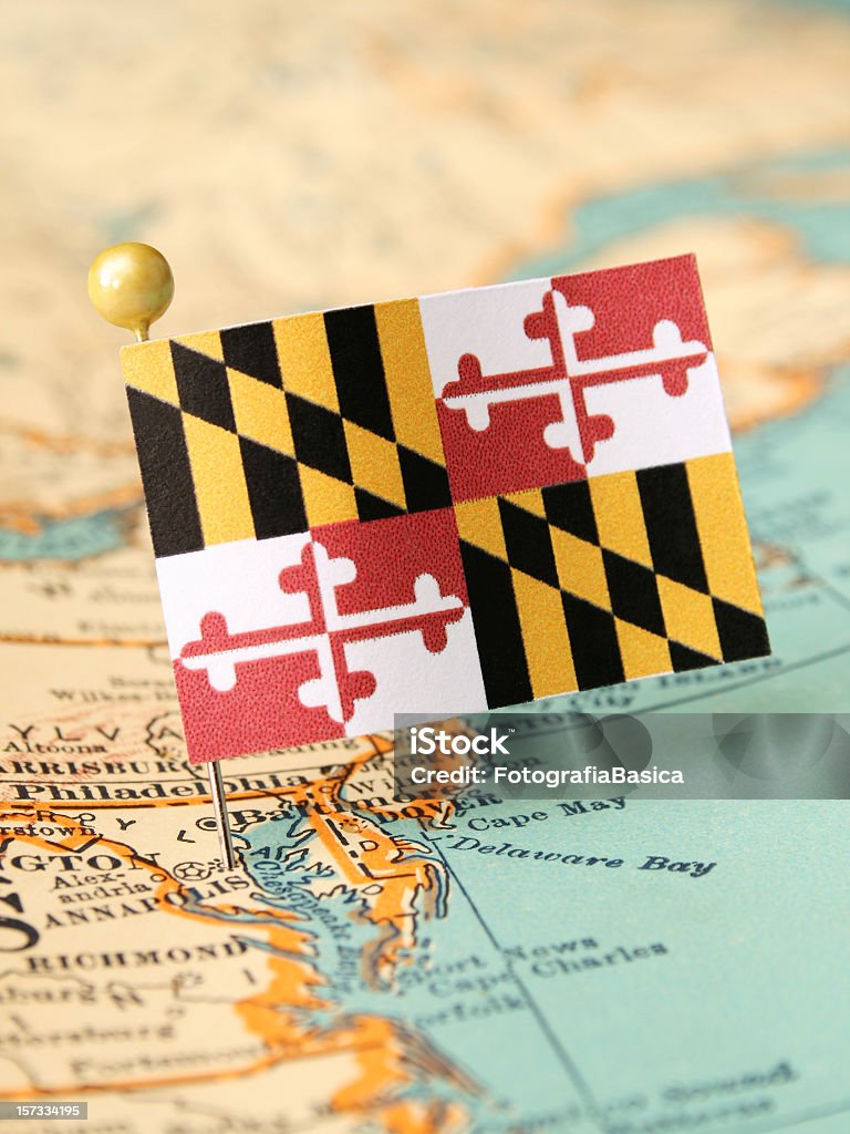 Maryland - Foto stock royalty-free di Bandiera del Maryland