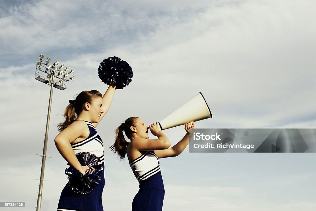 Nous allons marquer&nbsp;! - Photo de Pom-pom girl libre de droits