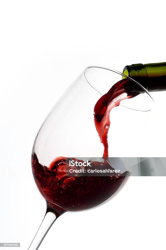Wlewając wino - Zbiór zdjęć royalty-free (Alkohol - napój)