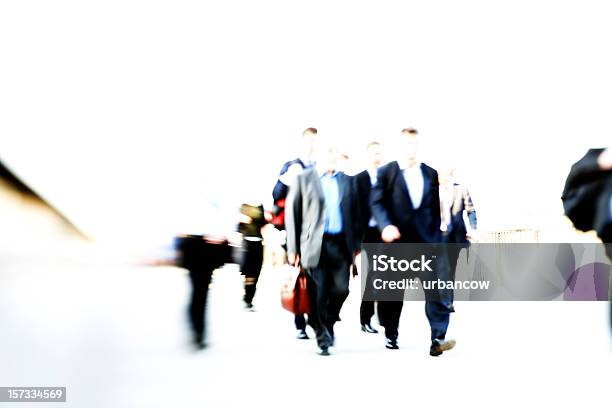 Commuters In Motion Stock Photo - Download Image Now - Abstract, Adult, Adults Only