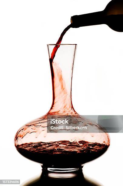 Vino Rosso E Decanter - Fotografie stock e altre immagini di Valle del Chianti - Valle del Chianti, Vino, Alchol