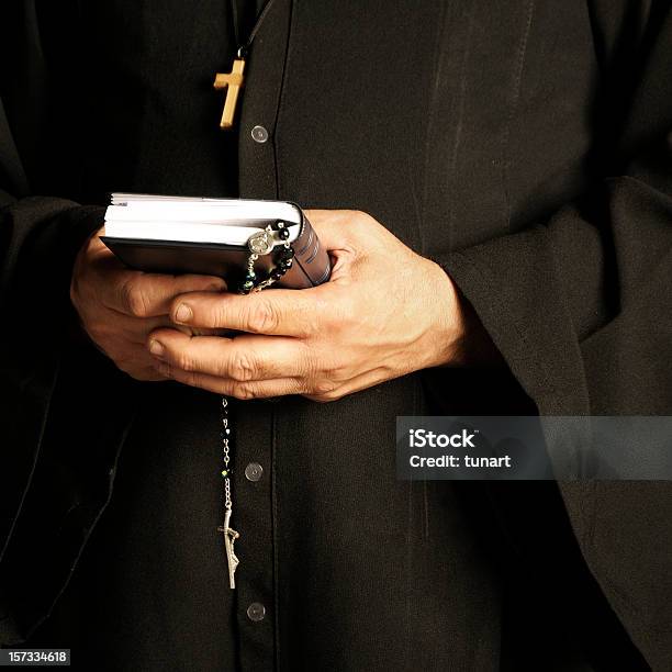 The Priest Stock Photo - Download Image Now - Priest, Minister - Clergy, Praying