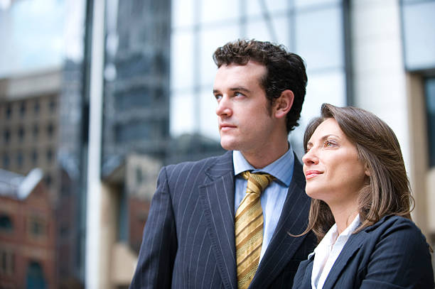 istock Business people looking toward the future 157334634