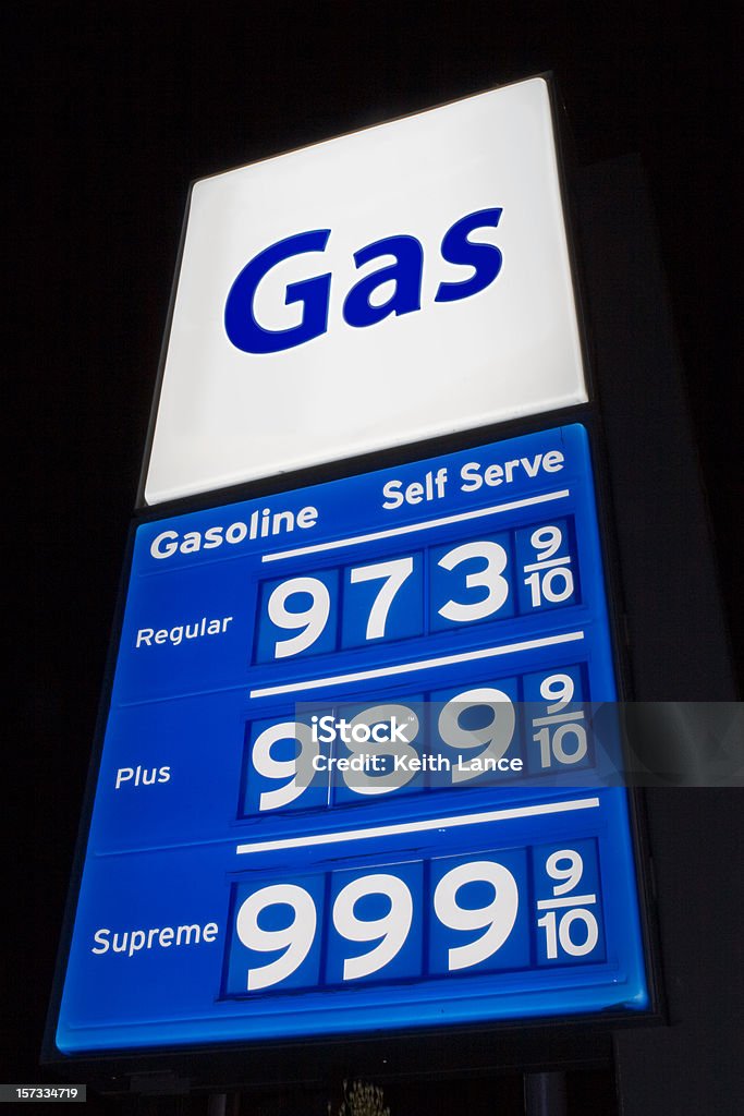 High Gas Prices  Sign Stock Photo