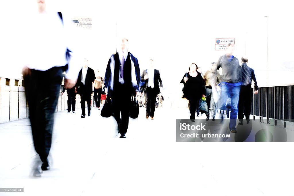 Commute Commuters on their way to work Abstract Stock Photo