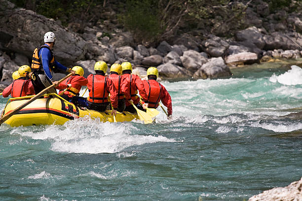 whitewater - sports team sport rowing teamwork rafting imagens e fotografias de stock