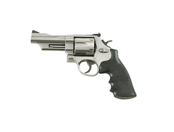 44 Magnum isolated on white with clipping path.