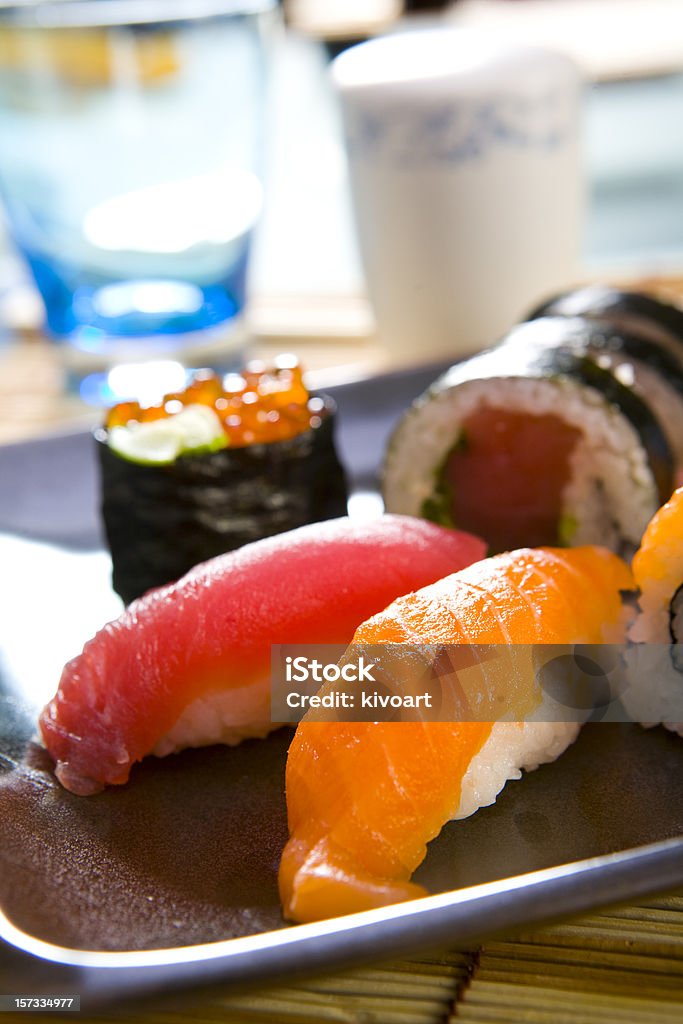 sushi nigiri - Foto stock royalty-free di Cena