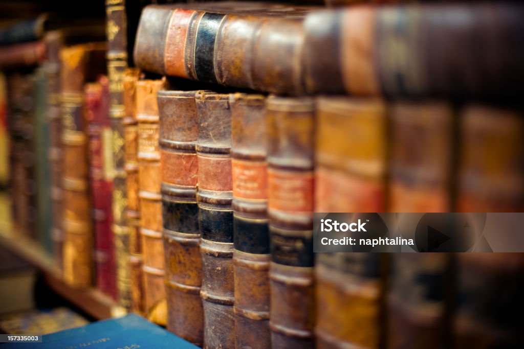 Livros antigos - Foto de stock de Passado royalty-free