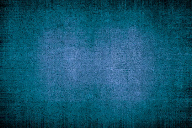 青の抽象的なグランジ背景壁紙 - textured effect scratched textured parchment ストックフォトと画像