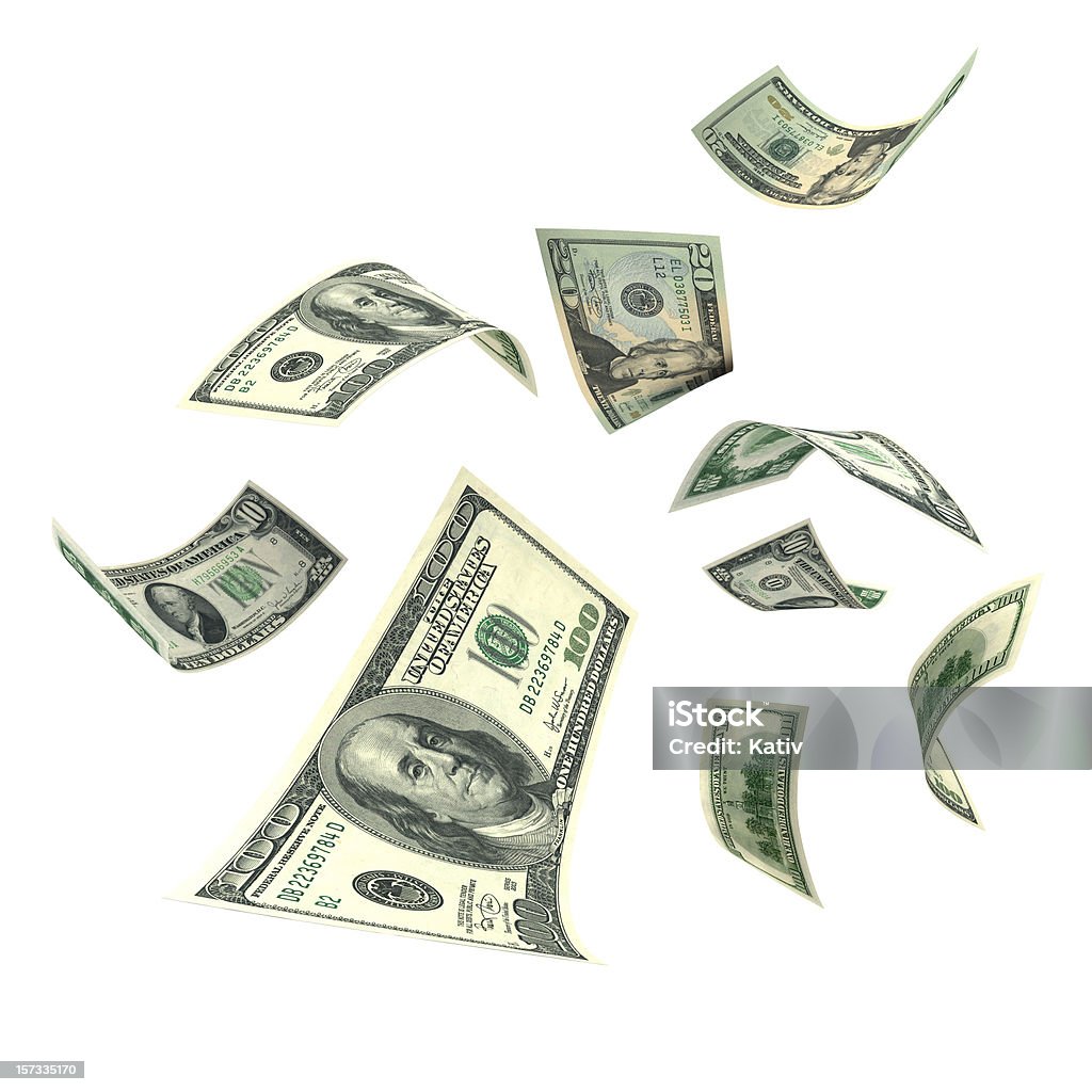 Falling dinero (XXL - Foto de stock de Dinero libre de derechos
