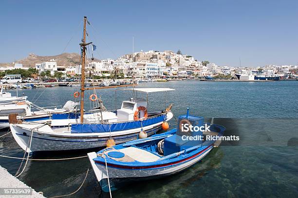 Griechenland Naxos Harbour Stockfoto und mehr Bilder von Insel Naxos - Insel Naxos, Wasserfahrzeug, Architektur