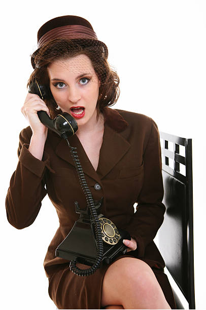 istock Retro Business Woman 157335575