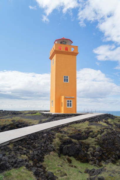 istock Svortuloft Lighthouse or Hellissandur in Iceland. 1573356274