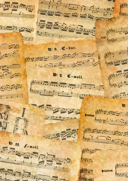 istock lot of old sheet music 157335644