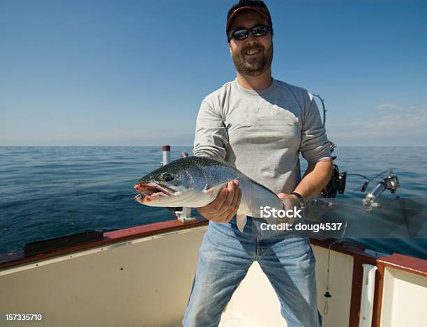 Photo libre de droit de Grosse Truite banque d'images et plus d'images libres de droit de Pêche - Activité de plein air - Pêche - Activité de plein air, Lac Michigan, Truite arc-en-ciel