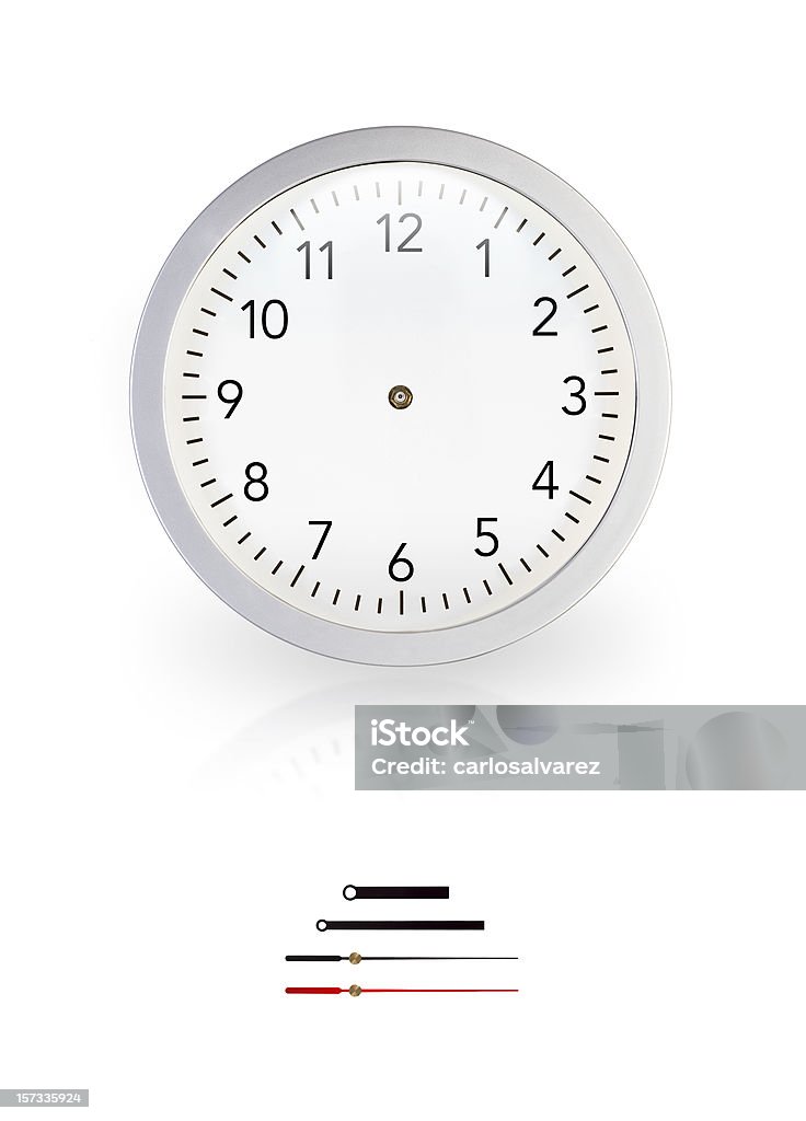 Zegar ścienny w/Ścieżka odcinania - Zbiór zdjęć royalty-free (Beat The Clock - powiedzenie angielskie)
