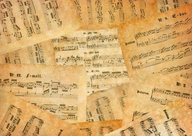 istock lot of old sheet music 157336101
