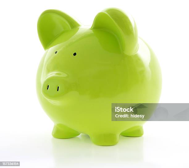 녹색 돈을 돼지 저금통에 대한 스톡 사진 및 기타 이미지 - 돼지 저금통, 환경 보전, 0명