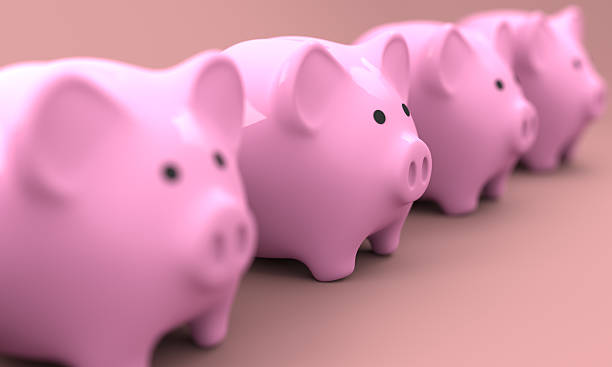 istock Pink Piggy Bank 3D Render 157336359