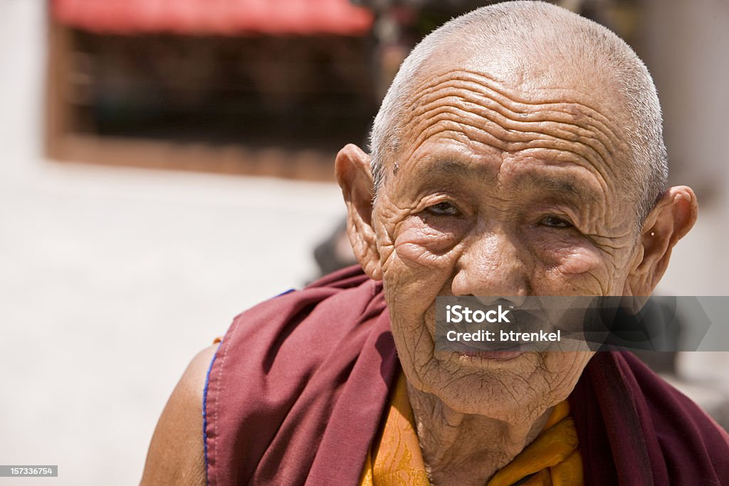 Freira tibetano - Foto de stock de Budismo royalty-free