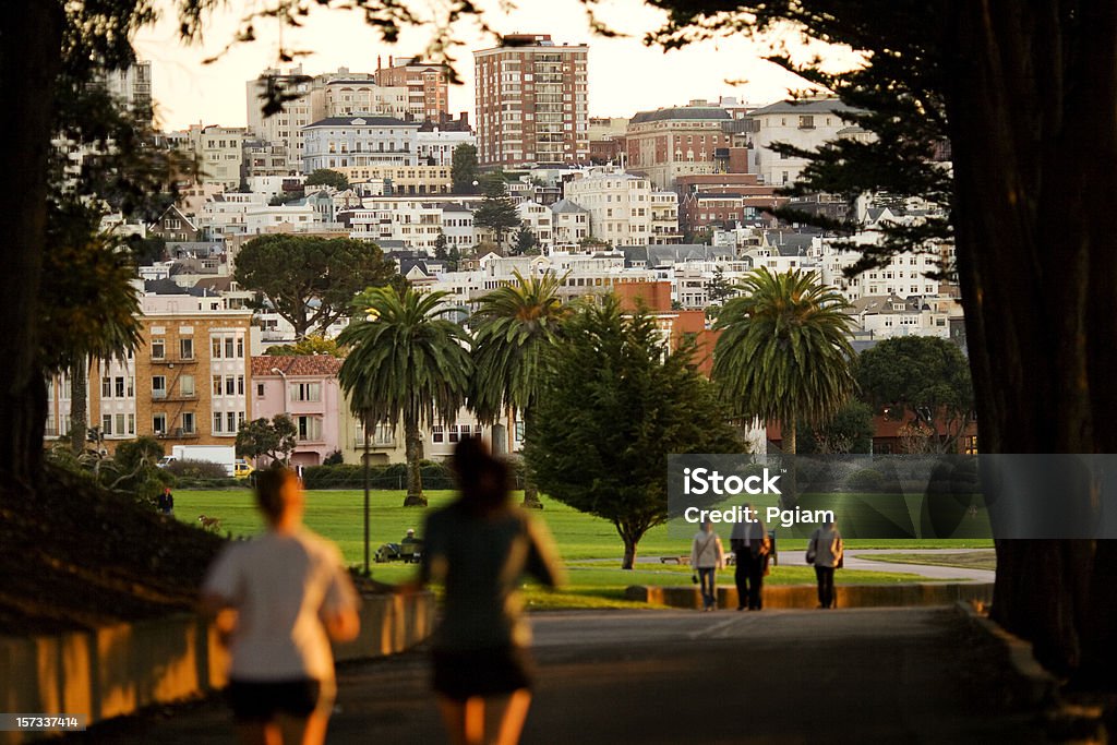 Jogging à San Francisco - Photo de San Francisco - Californie libre de droits