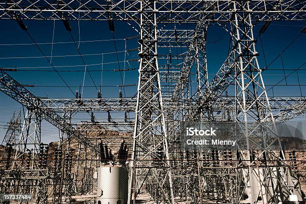 Electricity Power Station Series I Stock Photo - Download Image Now - Architecture, Awe, Backgrounds