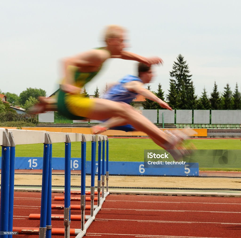 Course d'obstacles - Photo de Haie - Matériel de sport libre de droits