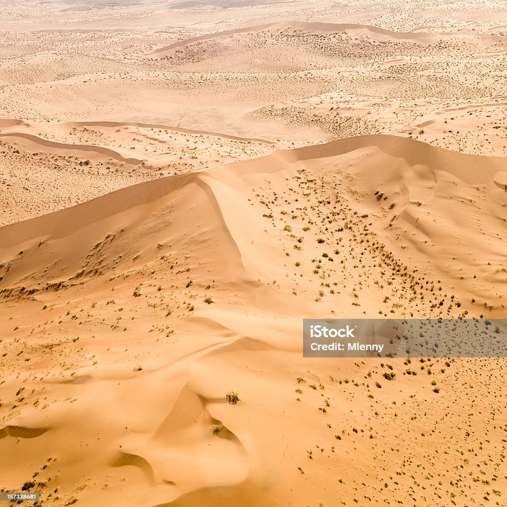 Veduta aerea Dune di sabbia del deserto della Namibia - Foto stock royalty-free di Africa