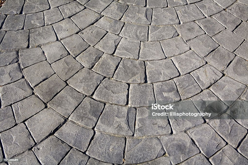 Estampado de cemento al aire libre - Foto de stock de Acera libre de derechos