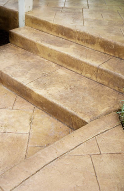 istock Stamped Concrete Patio and Sidewalk 157338694