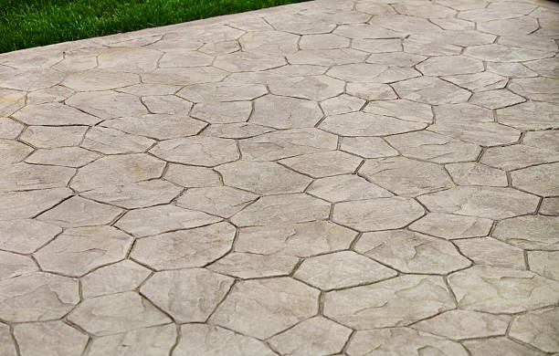istock Stamped Concrete Patio 157338735