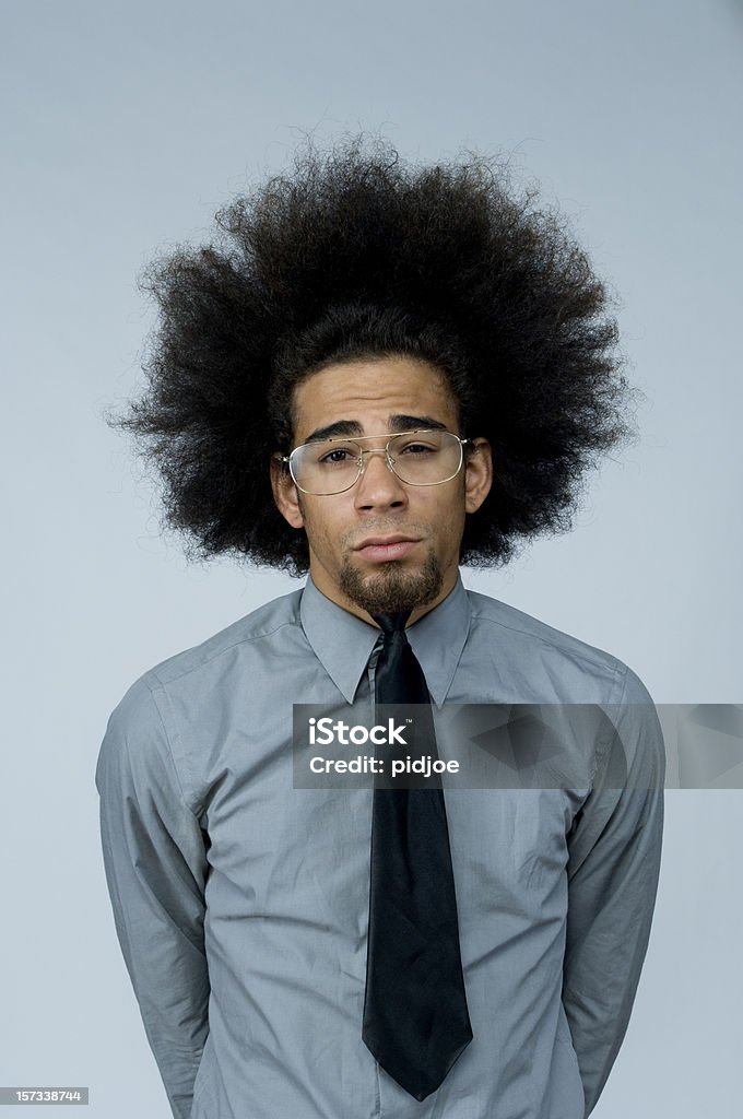 Verwirrt Geschäftsmann - Lizenzfrei Afro-Frisur Stock-Foto