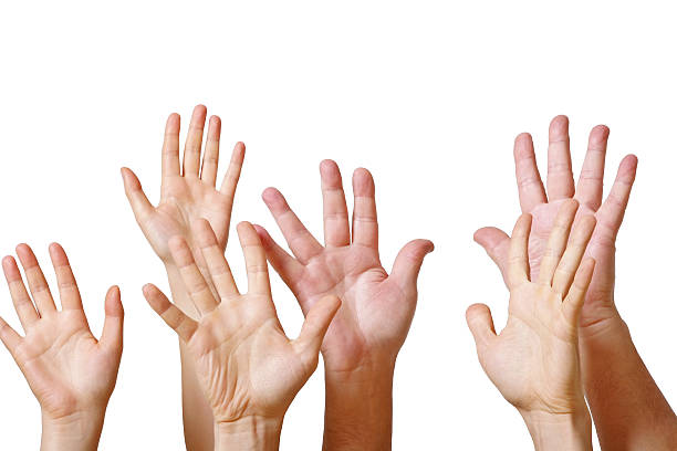 실행 위쪽으로 - contest togetherness human hand unity 뉴스 사진 이미지