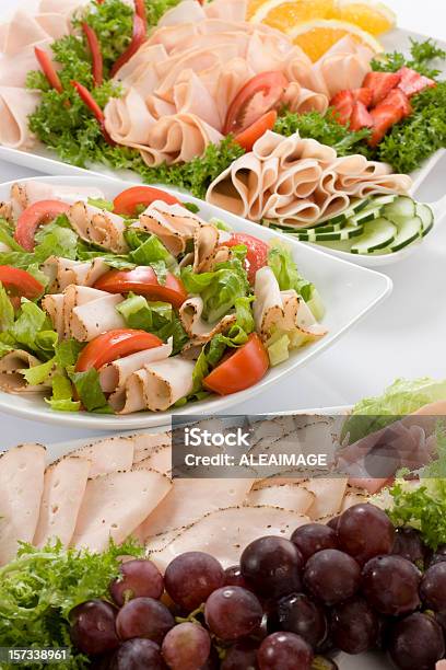 Carne Fresca - Fotografias de stock e mais imagens de Alface - Alface, Buffet, Carne