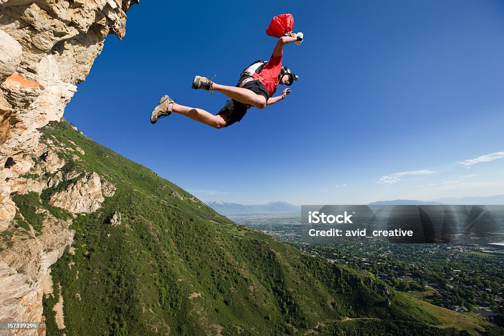 BASE Jumping - Zbiór zdjęć royalty-free (BASE jumping)