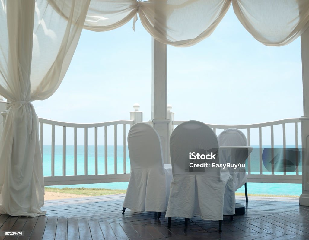 gazebo de casamento - Foto de stock de Capela royalty-free