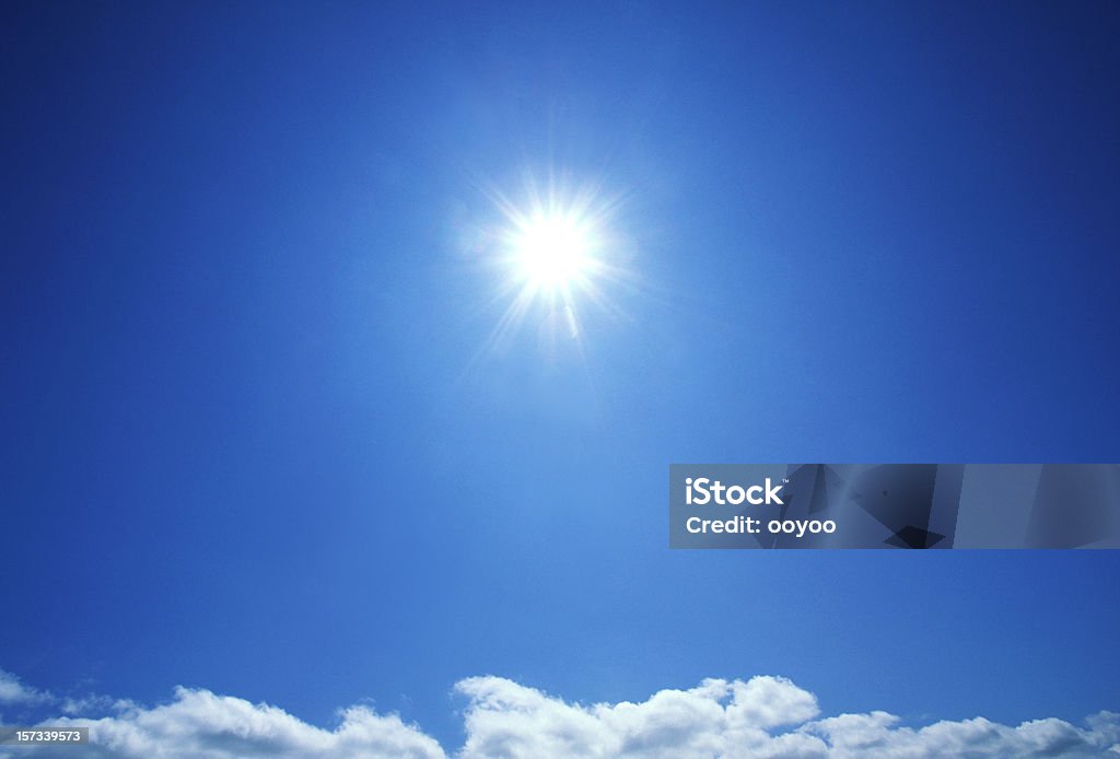 Sonnenlicht - Lizenzfrei Blau Stock-Foto