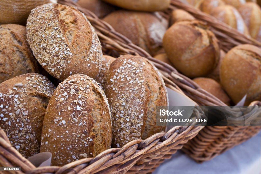 Frisches Brot - Lizenzfrei Ansicht aus erhöhter Perspektive Stock-Foto